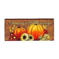 thumbnail image 5 of Evergreen Indoor Outdoor Doormat Bundle Set of 5 - Frame and 4 Welcome Seasonal Inserts Pumpkins Blue Truck Welcome Snowmen, 5 of 7