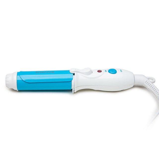 Mini rizador de flequillo de aire, esmaltado de cerámica, pequeño rizador eléctrico, hebilla de cabeza de flor de pera, permanente para el cabello