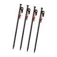 thumbnail image 4 of Pepas de tienda 4pcs Centralas de carpas pesadas Fácil de instalar Spikes de carpa de metal portátil Stakes de tierra para caminatas Picnic Patio Yard 25 cm, 4 of 8