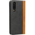 thumbnail image 4 of IBAOLE for Huawei P30 Wallet Case, Premium PU Leather Flip Folio Case,Magnetic Closure，Stand Function with Card Slots/Cash for Huawei P30-Red Black001 Huawei P30 Pro, 4 of 8