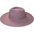 thumbnail image 3 of VERVE 8 Wide Brim Vegan Felt Rancher Hat - Women, Men, and Kids Fedora Style with Adjustable Inner Drawstring, 3 of 8