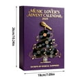 thumbnail image 2 of 2025 Musical Advent Calendar Countdown Set Featuring 24 Miniature Surprises for Festive Holiday Celebrations, 2 of 5