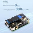 thumbnail image 4 of Placa Adaptadora PCIe A M.2 para 5 Módulo de Transferencia de 8 Gbps Módulo de Lectura/Escritura de Disco Duro Más Rápido, 4 of 8