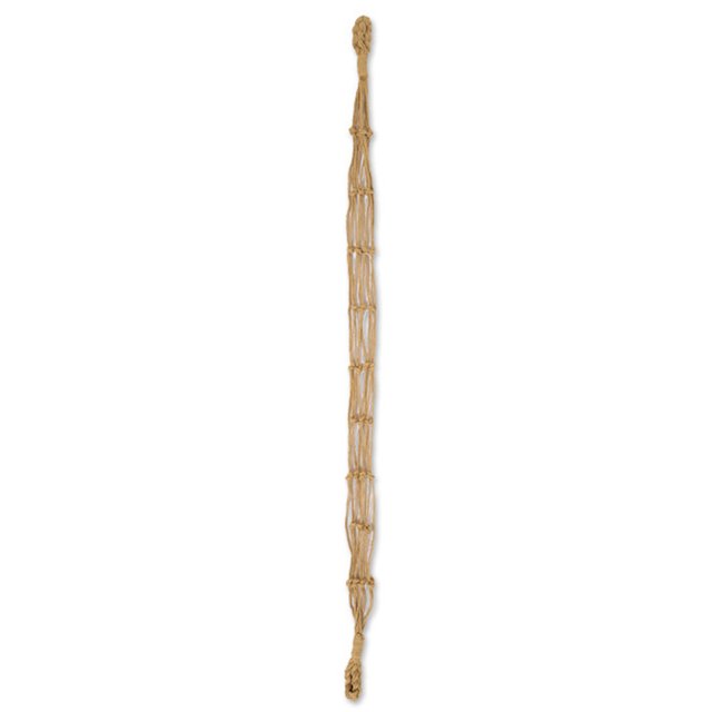 CAROOTU Hand-Woven Roll Paper Holder Storage String Bag Boho Style Hanging Cotton Rope