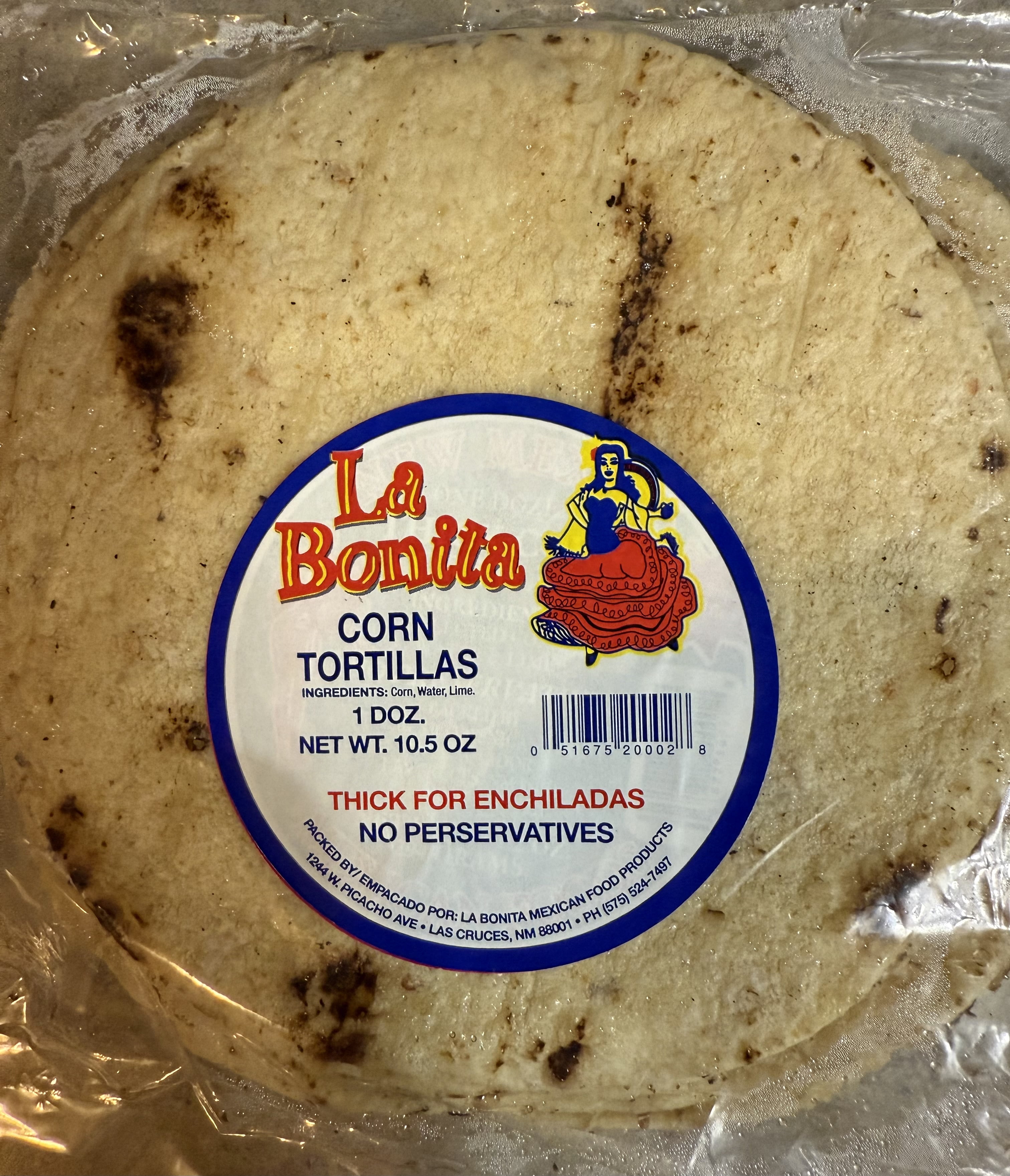 La Bonita Corn Tortillas, 12 ct, 10 oz