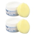 thumbnail image 1 of Crema de Limpija de Zapatos, Crema de Limpieza de Zapatos Blancos 2pcs 100g iluminar Multipósito con esponja para Zapatillas, 1 of 7