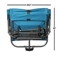 thumbnail image 5 of Zenithen Outdoor 360 Degree Portable Lawn Swivel Camping Chair w/ Arms, Teal, 5 of 7