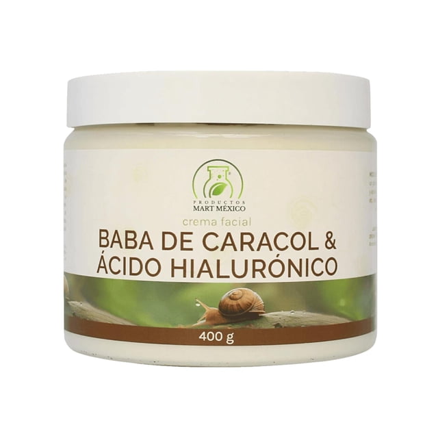 Crema de Baba de Caracol Productos Mart México 400g con Ácido Hialurónico