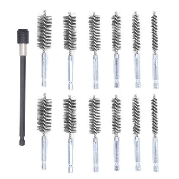 Cepillos para agujeros, 13 piezas, juego de cepillos para agujeros, cepillo de limpieza para agujeros, rendimiento impulsado
