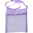 thumbnail image 1 of Sacs Coquillages pour Jouets de Plage pour Enfants, Sacs de Plage Colorés en Maille Respirante, Sacs Coquillages de Mer avec Sangles de Transport Ajustables, Sacs Portatifs pour Trésors de Plage en Sable et Coquillages, Sac de Rangement pour Jouets, Seulement les Sacs (Purple1), 1 of 8