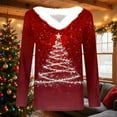 thumbnail image 3 of Winter Trending Talove Christmas Shirts for Women Long Sleeve Pullover Tops Graphic Cotton T Shirts Fall Trendy Tops 2025, 3 of 4