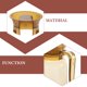 thumbnail image 3 of unbranded 1Ud Tetera Transparente Marrón Para Leche Y Té Con Ligero Y Portátil, 3 of 7