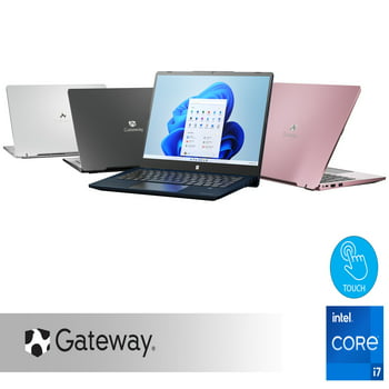 Gateway 14.1" Ultra Slim , FHD Touchscreen, Intel Core i7-1255U, 8GB RAM, 512GB SSD, Fingerprint Scanner, Tuned by THX Audio, 2MP Camera, HDMI, Windows 11, Black