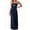 Dark Gray, variant on Summer Strapless Off the Shoulder Solid Color Women Long Party Maxi Dress with Pocket
