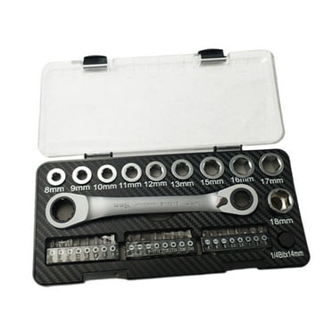 Moyitang 36 Pieces Ratcheting Combination Wrench Set for Household Double Head Wrench