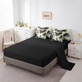 thumbnail image 3 of Exotic Ink Painting Dragon 7 Piece Bed In A Bag Chinese Samurai Comforter Set Queen,Watercolor Mountain Trees Animal Bedding Set Oriental Wildlife Bedding Comforter Sets, 3 of 5