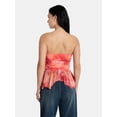thumbnail image 3 of Madden NYC Women’s Peplum Tube Top, Sizes XXS-XXL, 3 of 5