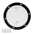 thumbnail image 3 of Marine Inspection Deck Plate Leakproof Round Convenient Assemble Anti Slip Surface Durable Accessories Rubber O Rings 4inch Black Edge, 3 of 10