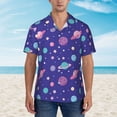 thumbnail image 2 of Sigee Space for Men’s Casual Beach Summer Shirts Funky Hawaiian Shirt for Men Hawaiian Shirts,3X-Large, 2 of 7