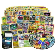 Lightning Card Collection's Ultimate Bundle- 100 Cards that includes  4 Foil Cards, 4 Rare Cards, and a Random Legendary Ultra-Rare Card and a Deck Box
