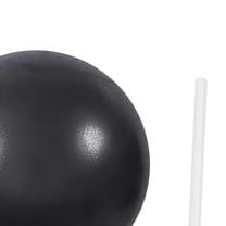 BESTSKY Small Pilates Ball 9 inch Exercise Ball for Stretching Working Out Stability Black