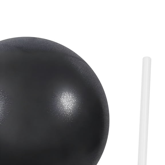 BESTSKY Small Pilates Ball 9 inch Exercise Ball for Stretching Working Out Stability Black