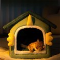 thumbnail image 6 of YATLTE Dog House Indoor, Foldable Dog House Kennel Bed Mat with Cushion for Medium Dog, Warm Cave Sleeping Nest Bed for Cats and Dogs Sofa Pet Products, 6 of 7