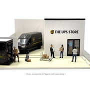 The UPS Store Diorama Mechanics Corner for 1/64 Scale Models by Greenlight