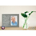 thumbnail image 6 of Personalized Wooden Memorial 8x10 Picture Frame holds 4x6 photo Until We Meet Again, 6 of 8