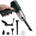 thumbnail image 2 of Mini Aspiradora de Mano Inalámbrica para Coche, Portátil, Recargable, con Extractor de Polvo, Color Verde, 2 of 8