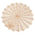 thumbnail image 2 of Lace Spider Web Tablecloth for Halloween Round Table Decoration 15 Inch, 2 of 9
