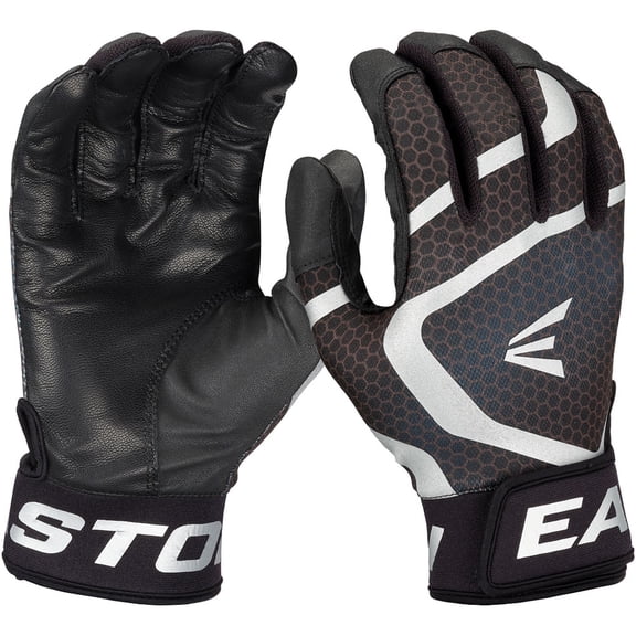 Easton Adult Mav GT Locked In Baseball Batting Gloves | Black | Large