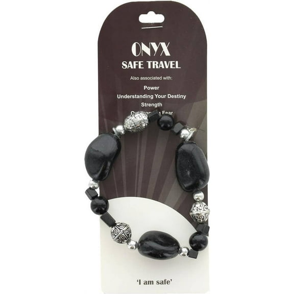 John Bead SP Stretch Bracelet Onyx 60