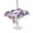 Purple, variant on Outdoor Tablecloth with Umbrella Hole for Patio/Picnic/Party/Camping, Purple Pink Roses Waterproof Table Cloth Rectangle Table Cover Washable, Spring Floral Elegant Pastoral Botanical (54"x 80")