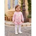 thumbnail image 6 of RUINIXCW Baby Girls Fall Knit Romper Fashion Duck Embroidery Crew Neck Long Sleeve Sweater Jumpsuit, 6 of 9
