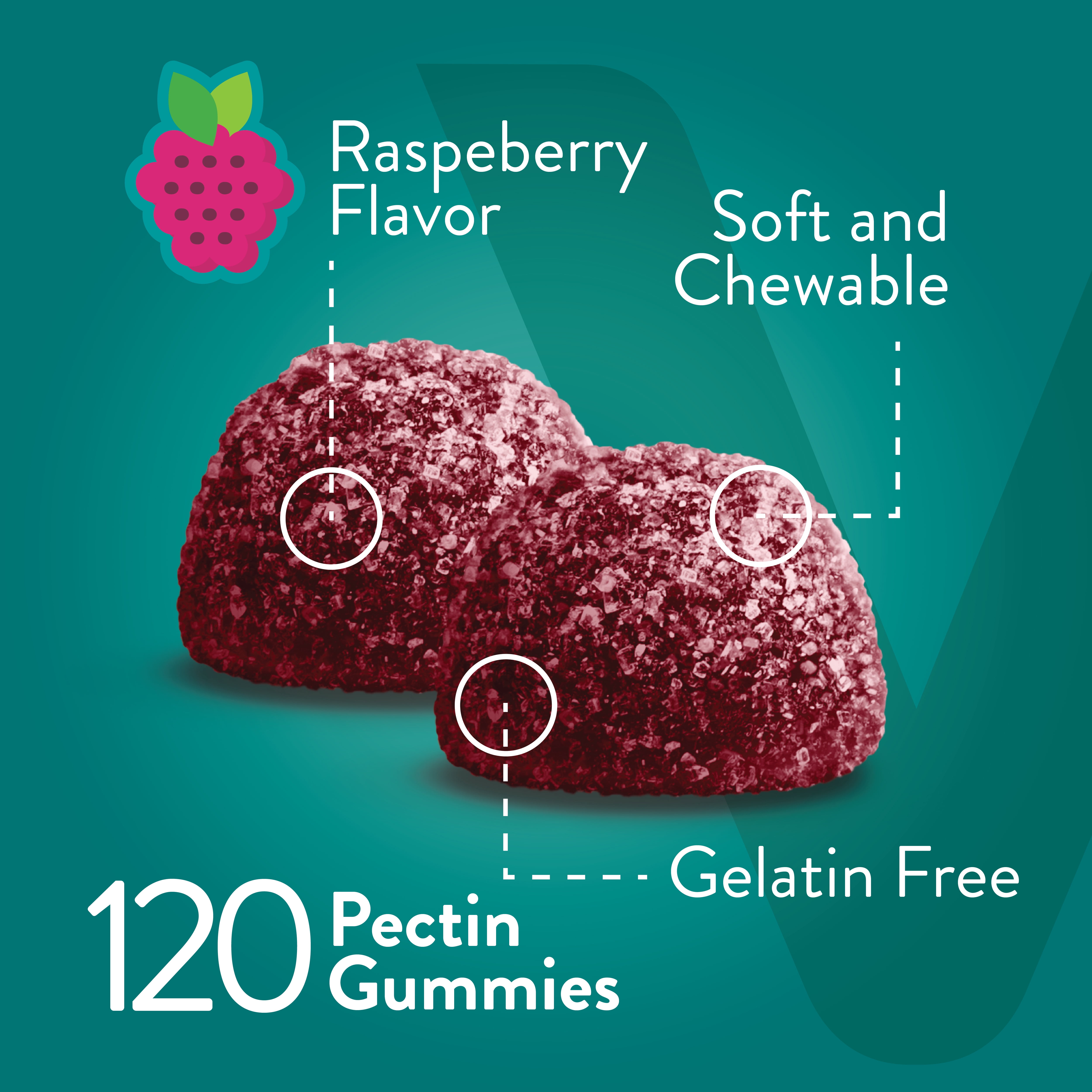 VITEEY Biotin Gummies 5,000 mcg, Hair Skin and Nails, Raspberry Flavor, 60 Count, 2 Pack