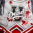 thumbnail image 3 of Zombie Cheerleader Costume for Girls 12-14Y, Scary Halloween Zombie Fearleader Costume for Big Girl, 3 of 6