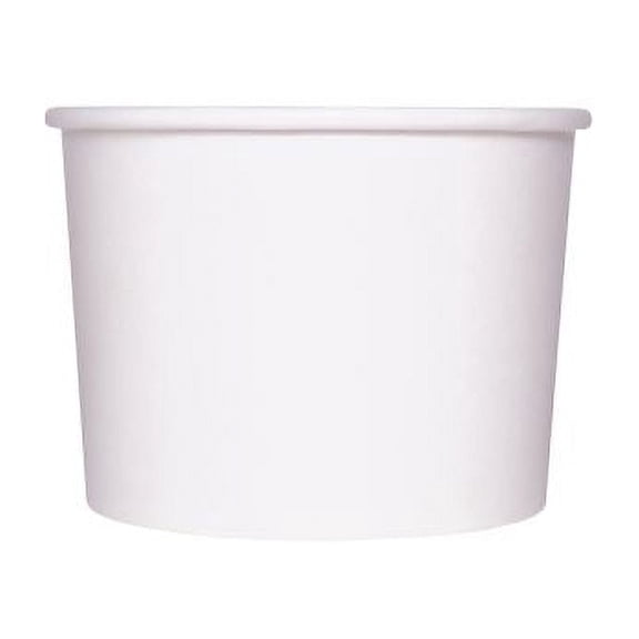 Karat 10/12oz Gourmet Paper Food Container - White (FP-GFC10W) - 500 pcs