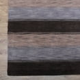 thumbnail image 4 of Rugsotic Carpets Handmade Rugs Hand Knotted Loom Rectangle 9'x12' Dark Brown Beige Wool for Indoor Use, 4 of 9