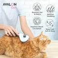 thumbnail image 3 of Cat Brush with Release Button - Effective Hair Removal Tool for Indoor Pets with Long or Short Hair, Say Goodbye to Loose Fur and Tangles, 3 of 7