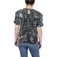 thumbnail image 3 of Petite Short Sleeve Sequined Top, 3 of 3