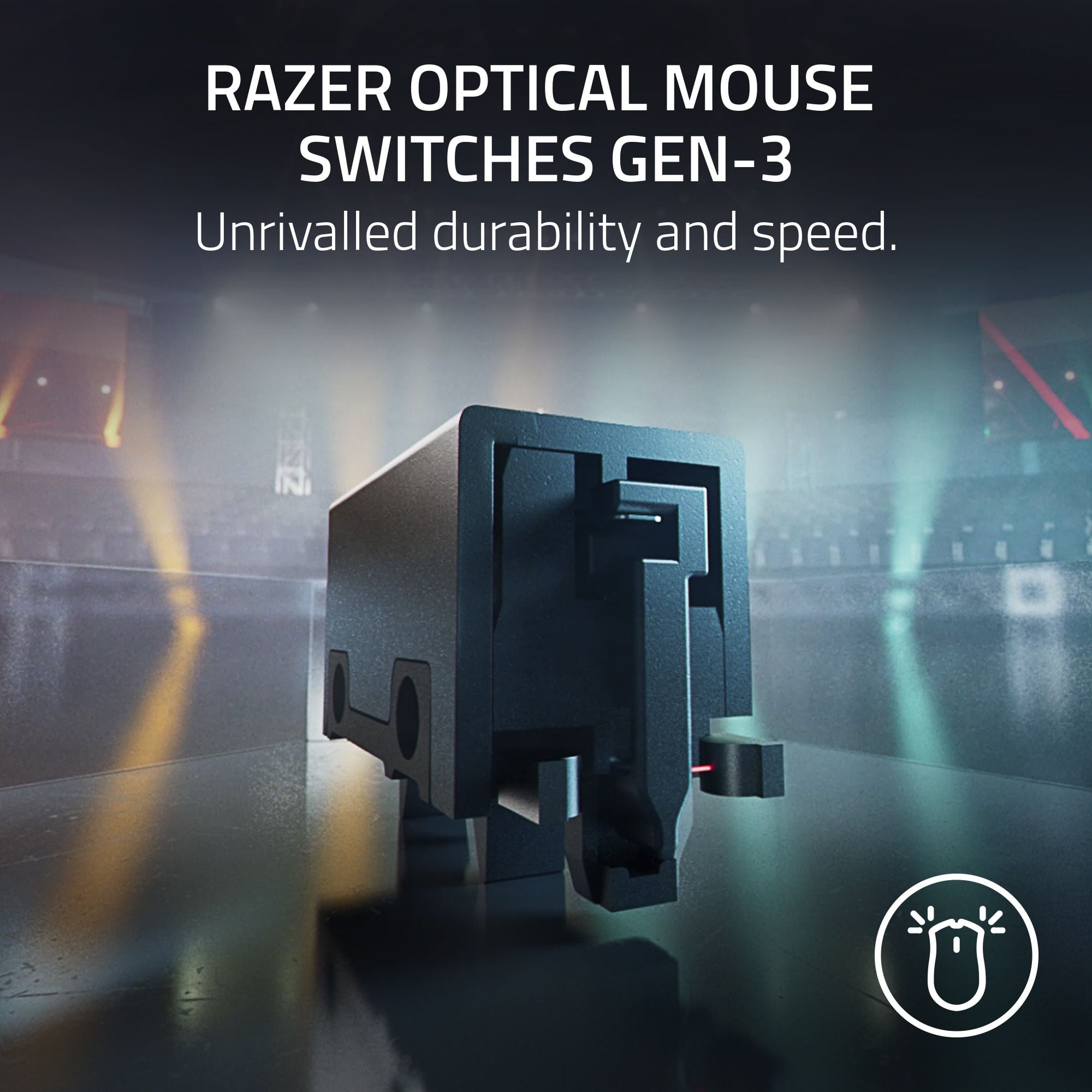 Razer DeathAdder V3 Hyperspeed Optical USB Wireless Gaming Mouse, Black