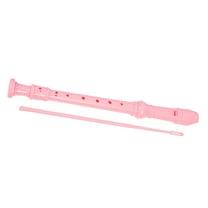 FUTUREORYY 1Set Pink ABS Soprano Recorder for Beginners and Professional Players in Music Education 8Hole