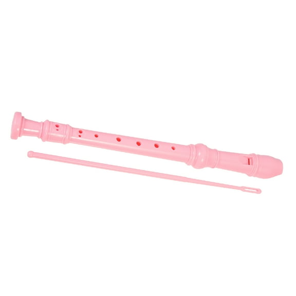 FUTUREORYY 1Set Pink ABS Soprano Recorder for Beginners and Professional Players in Music Education 8Hole