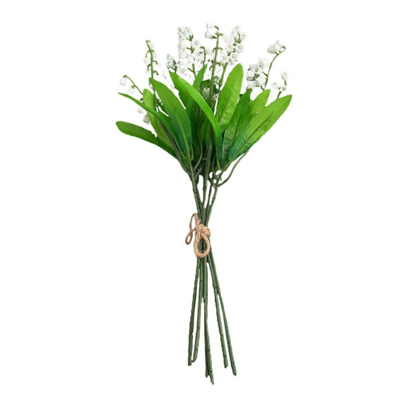 6pcs Lifelike Artificial Flower Ornaments Nordic Style Fake Flower Decors