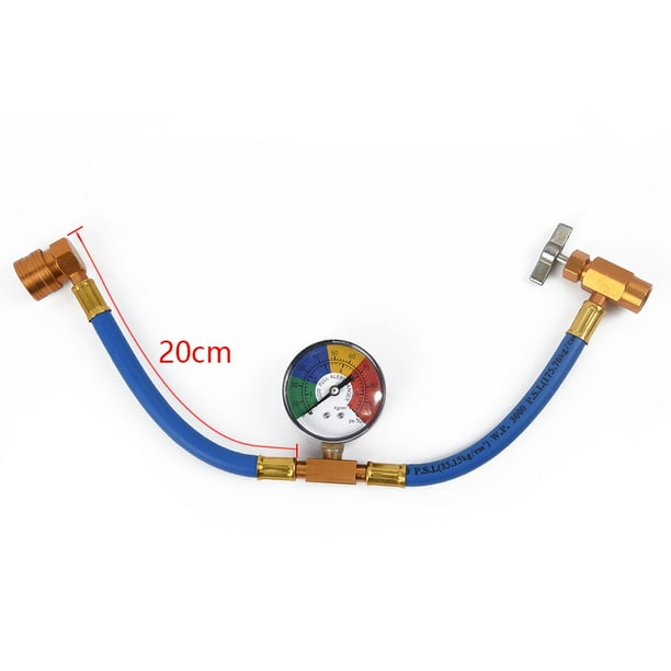 Car Auto Air Condition R134A Refrigerant Recharge Hose Fluoride Adding Tube Pipe