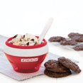 thumbnail image 5 of ZOKU Máquina para hacer helados, tazón compacto para preparar y servir con núcleo de congelador de acero inoxidable que crea un servicio suave, yogur helado, helado y más en minutos, sin BPA, rojo, 5 of 5