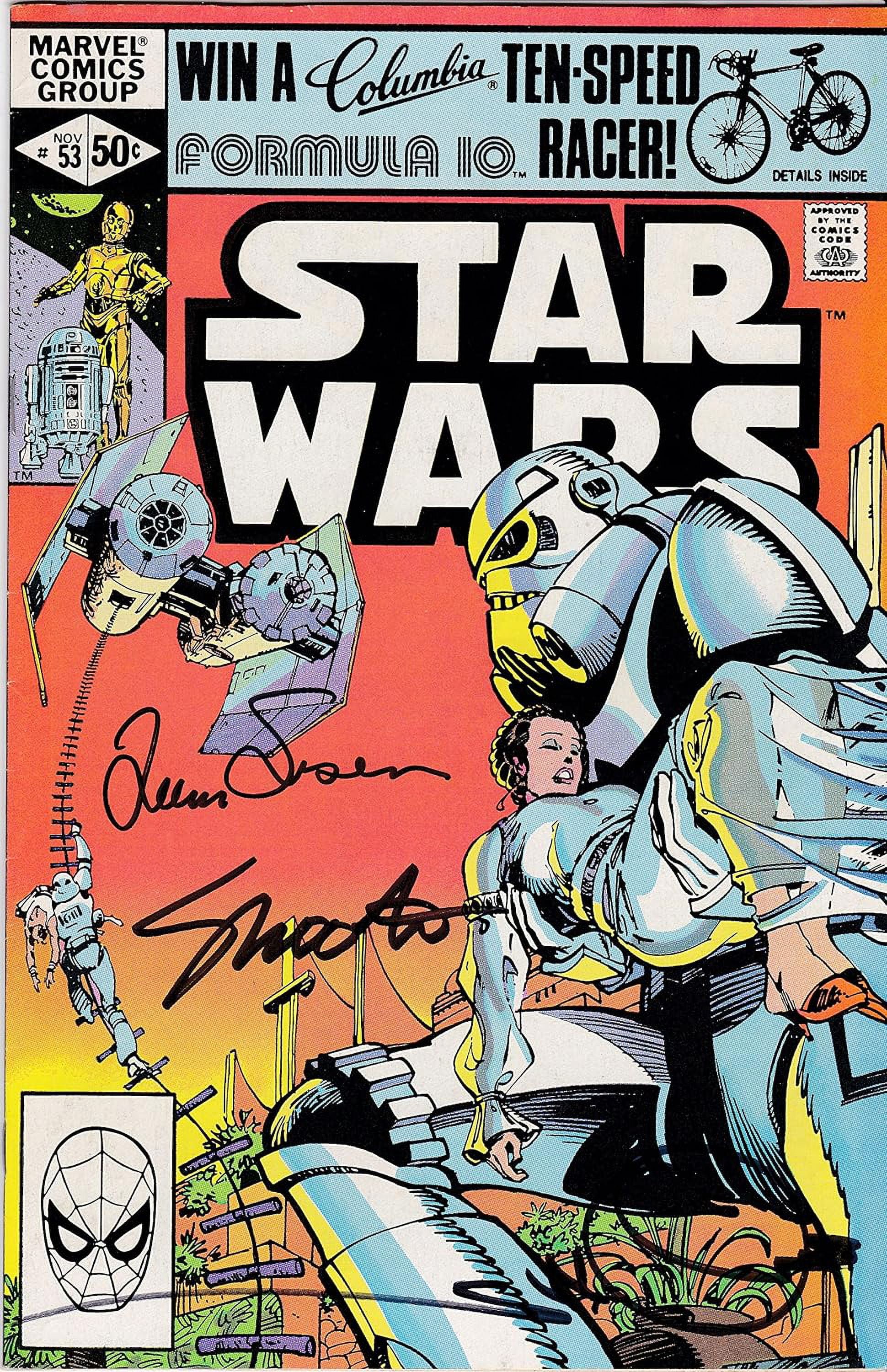 Marvel 1977 Star Wars #53 Signed by Jim Shooter, Walt and Louise Simonson