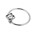 thumbnail image 4 of Stainless Steel Towel Ring Hanger Kitchen Bathroom Hand Towel Holder Wall Mounted Circle Rack, 4 of 8