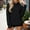 Black, variant on Women Polka Dot Hoodie Oversized Fleece Hooded Sweatshirt Long Sleeve Drop Shoulder Graphic Print Pullover Tops with Pocket,M,Black